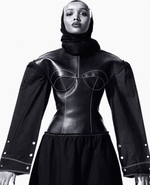A preview look from the CR Fashion Book (photo c/o Carine Roitfeld Instagram)